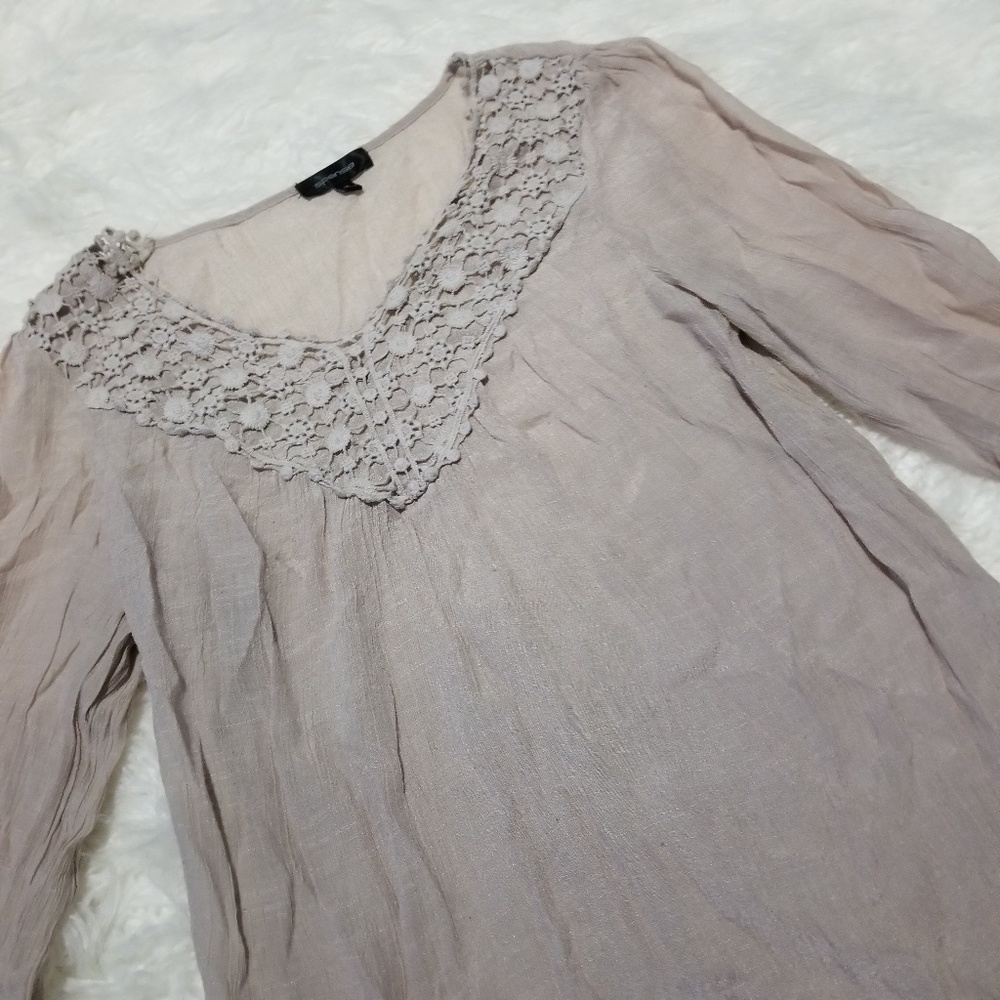 Spense 3/4 Sleeveless Shirt Top